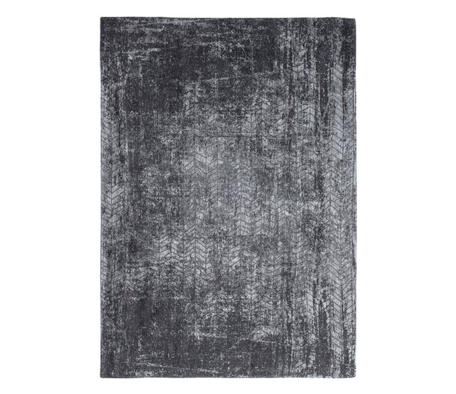 10' Black And Gray Chevron Runner Rug HomeRoots