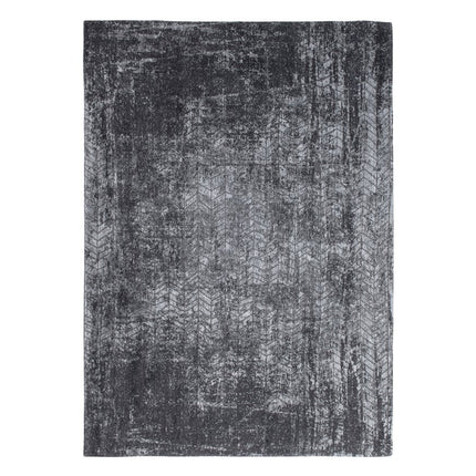 10' Black And Gray Chevron Runner Rug HomeRoots