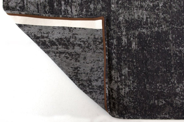 10' Black And Gray Chevron Runner Rug HomeRoots