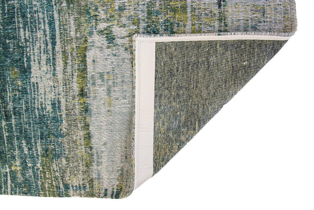 10' Blue And Green Abstract Runner Rug HomeRoots