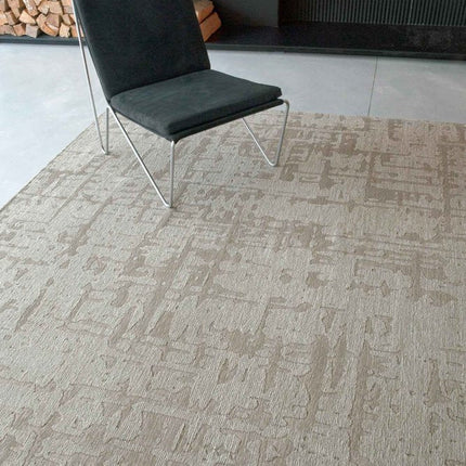 10' Beige And Gray Abstract Runner Rug HomeRoots