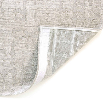 10' Beige And Gray Abstract Runner Rug HomeRoots