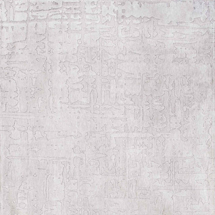 10' White Abstract Runner Rug HomeRoots
