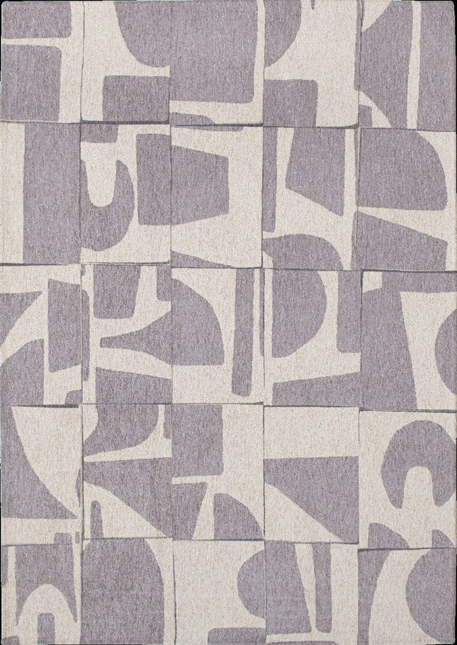 9' X 13' Gray Geometric Washable Area Rug HomeRoots