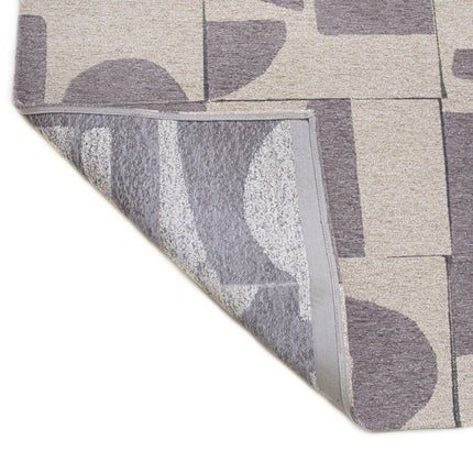 9' X 13' Gray Geometric Washable Area Rug HomeRoots
