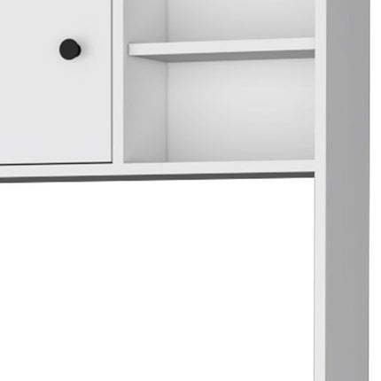 67" White Wood Pantry Or Storage Closet