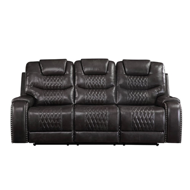 ACME 55410 Braylon Motion Sofa, Magnetite PU