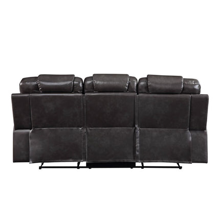 ACME 55410 Braylon Motion Sofa, Magnetite PU