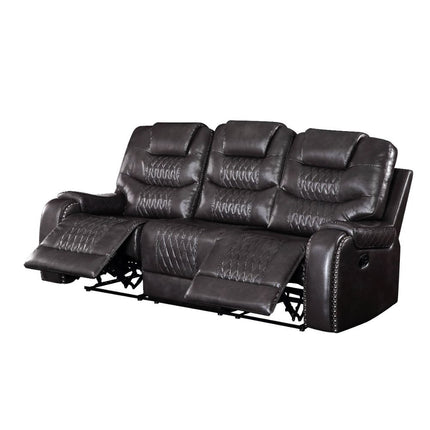 ACME 55410 Braylon Motion Sofa, Magnetite PU