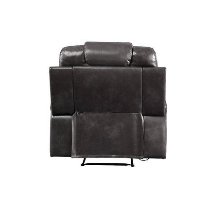 ACME 55412 Braylon Recliner (Motion), Magnetite PU