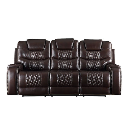 ACME 55415 Braylon Motion Sofa, Brown PU