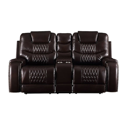 ACME 55416 Braylon Love with Console (Motion), Brown PU