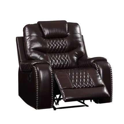 ACME 55417 Braylon Recliner (Motion), Brown PU