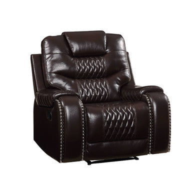 ACME 55417 Braylon Recliner (Motion), Brown PU ACME Furniture