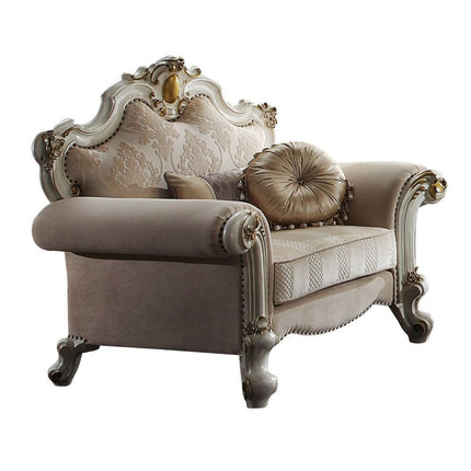 ACME 55462 Picardy Chair with 2 Pillows