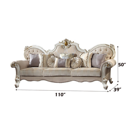 ACME 55465 Picardy Sofa with 4 Seat