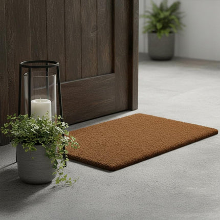 24" X 39" Brown Coir Outdoor Door Mat