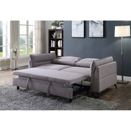 ACME 55560 Helaine Sleeper Sofa, Gray Fabric