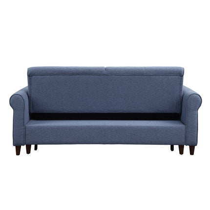 ACME 55565 Nichelle Sleeper Sofa, Blue Fabric