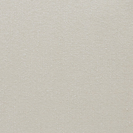 White Upholstered Faux Linen Dining Arm Chair