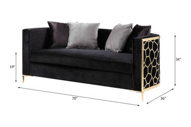 ACME 55666 Fergal Loveseat ACME Furniture