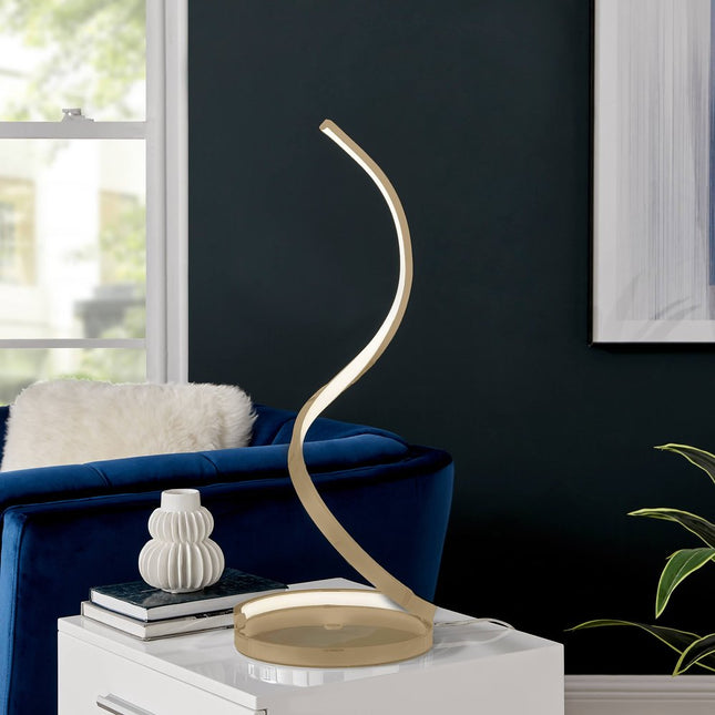 31" Gold Novelty Desk Lamp HomeRoots
