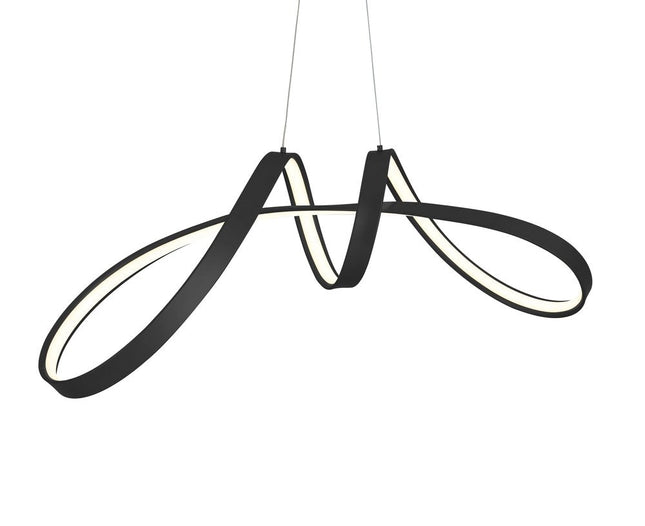 Black Metal LED Dimmable Smart Enabled Chandelier HomeRoots