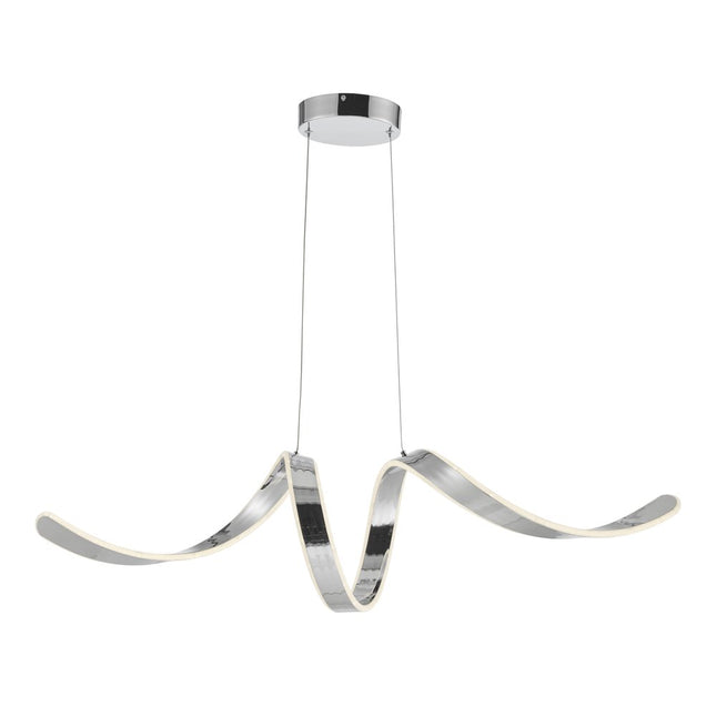 Silver Metal LED Dimmable Chandelier HomeRoots