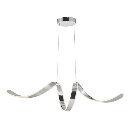 Silver Metal LED Dimmable Smart Enabled Chandelier HomeRoots
