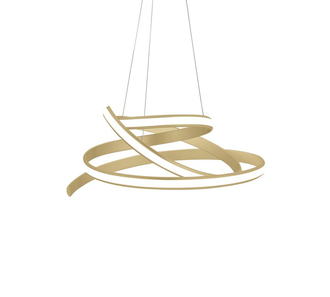 Gold Metal LED Dimmable Smart Enabled Chandelier HomeRoots