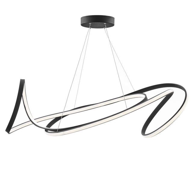 Black Metal LED Dimmable Smart Enabled Chandelier HomeRoots