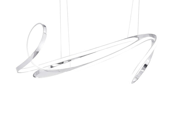 Silver Metal LED Dimmable Smart Enabled Chandelier HomeRoots