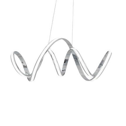 Silver Metal LED Dimmable Chandelier HomeRoots