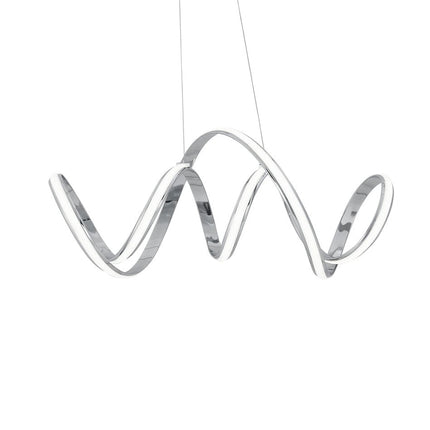 Silver Metal LED Dimmable Chandelier HomeRoots