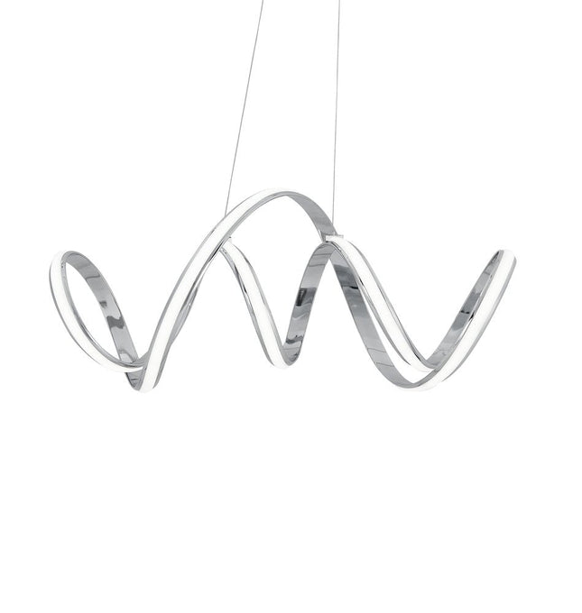 Silver Metal LED Dimmable Smart Enabled Chandelier HomeRoots