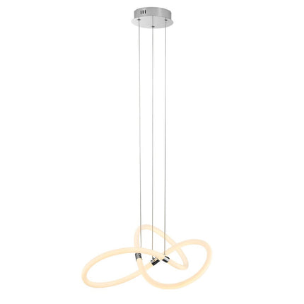 Silver Metal LED Dimmable Chandelier HomeRoots