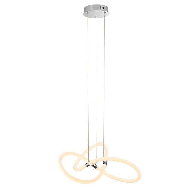 Silver Metal LED Dimmable Smart Enabled Chandelier HomeRoots
