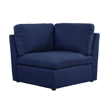 ACME 56036 Crosby Modular - Wedge, Blue Fabric ACME Furniture