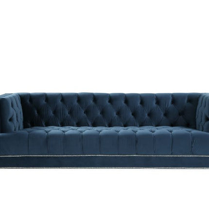 ACME 56455 Ansario Sofa, Blue Velvet