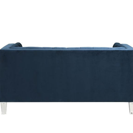 ACME 56456 Ansario Loveseat, Blue Velvet