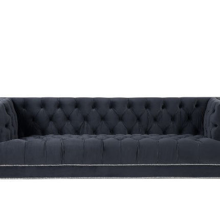 ACME 56460 Ansario Sofa, Charcoal Velvet