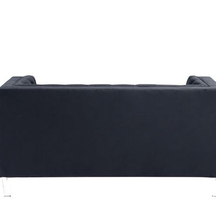 ACME 56461 Ansario Loveseat, Charcoal Velvet