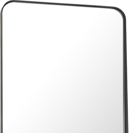 66" Black Steel Framed Full Length Mirror HomeRoots