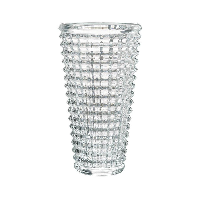 11" Clear Round Glass Table Vase