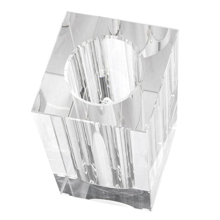 10" Clear Square Glass Table Vase HomeRoots