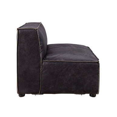 ACME 56586 Birdie Modular - Armless Love, Antique Slate Top Grain Leather ACME Furniture