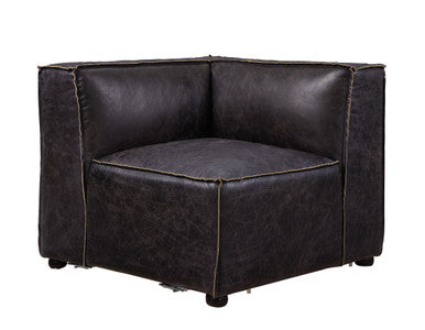 ACME 56587 Birdie Modular - Wedge, Antique Slate Top Grain Leather ACME Furniture