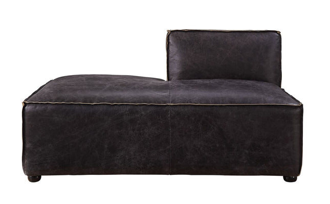 ACME 56588 Birdie Modular - Chaise, Antique Slate Top Grain Leather