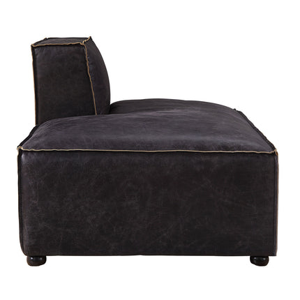 ACME 56588 Birdie Modular - Chaise, Antique Slate Top Grain Leather