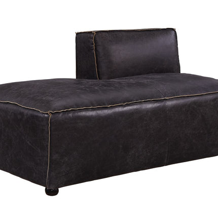 ACME 56588 Birdie Modular - Chaise, Antique Slate Top Grain Leather